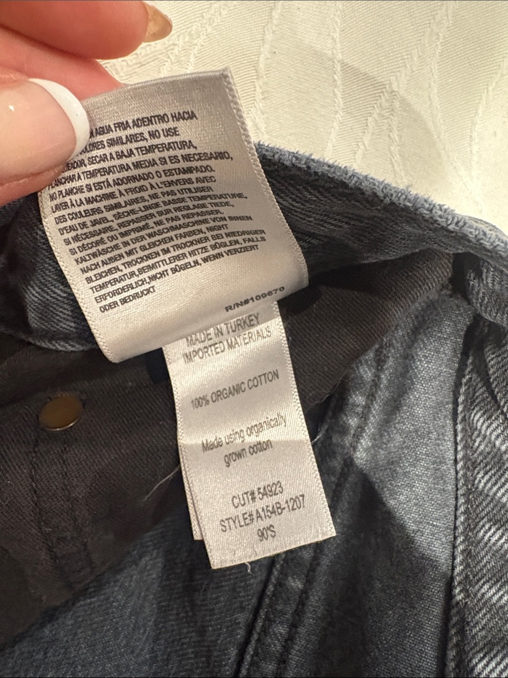 Agolde | 90s High Rise Straight Jeans - Picture 5 of 5